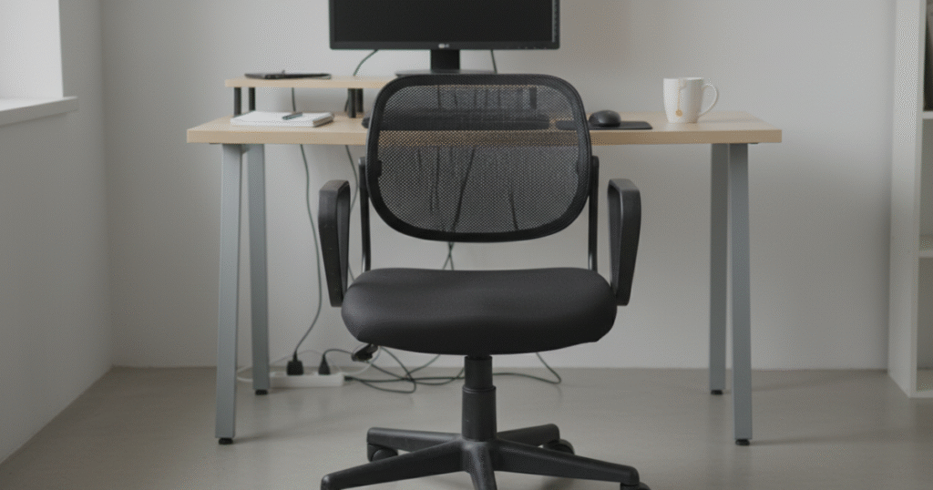 chaise de bureau bas de gamme