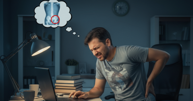 informaticien qui a mal au dos